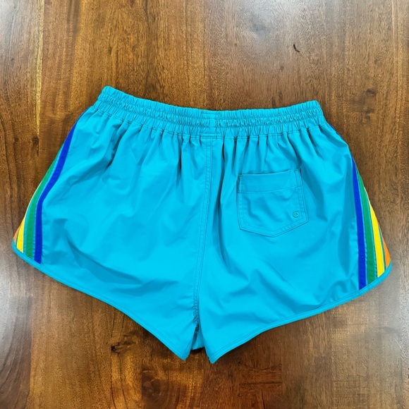 Aviator Nation Women’s 5 Stripe Flex Board Shorts Unlined Summer Preppy Size XL - Picture 2 of 7